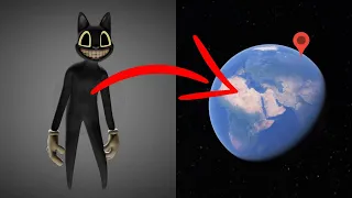 OMG! Found Cartoon Cat on Google Earth!