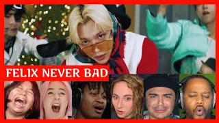 "Felix Never Bad" - Stray Kids 'Christmas EveL' Reaction Compilations