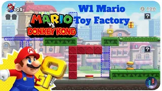 BRAND NEW Mario vs. Donkey Kong (2024) Classic Mode W1 Mario Toy Company 100% Gameplay Walkthrough