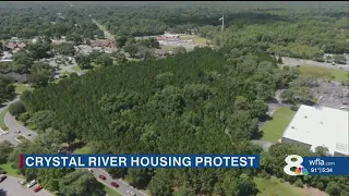 crystal river housing protest