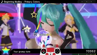 Hatsune Miku: Project DIVA X - Beginning Medley - Primary Colors【Hard; Perfect】