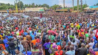 PRESIDENT RUTO'S CHARGED STOPOVER IN SHIANDA, KAKAMEGA COUNTY!!