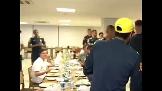 Neymar and Brazil squad celebrates coach Tite  birthday