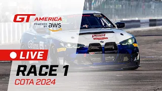LIVE | Race 1 | Circuit of The Americas | GT America powered by AWS 2024