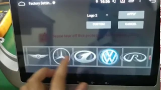 How to change car logo on Belsee android Head unit Car Stereo Radio?