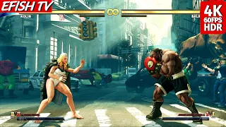 Kolin vs Balrog (Hardest AI) - Street Fighter V | PS5 4K 60FPS