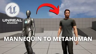 How to Replace the Mannequin with a Metahuman in Unreal Engine 5