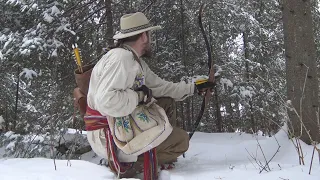 Traditional Archery Snowshoe Hare Hunt