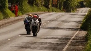 Isle of Man TT - Union Mills to Glenlough very FAST superbikes #1080P#