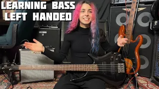 Learning To Play Bass Left Handed - Part 1