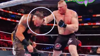 10 Times Brock Lesnar Shockingly Went Off Script In WWE