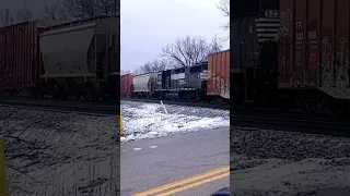 NS GP38 High hood doing a push / pull on the Dayton District