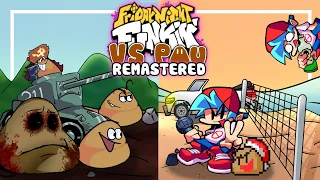 Vs Pou Remastered + Secret Songs | All Cutscenes Full WEEK - Friday Night Funkin