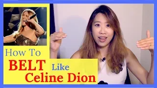 How To Belt High Notes Without Strain (Like Celine Dion) (DEMO)