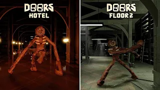 DOORS Hotel VS DOORS Floor 2 - Figure (Roblox Comparison)