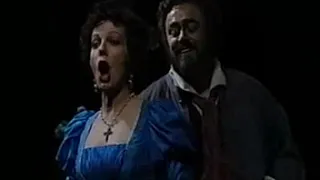 Pavarotti & Kabaivanska   Tosca   Love duet 1990 2 2