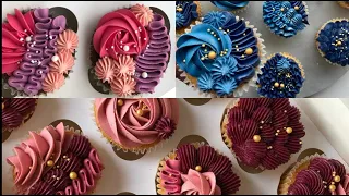 Most Satisfying Cupcake Decorating Compilation 2021 | Trending Beautiful Cupcake Designs