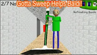 GOTTA SWEEP HELPS BALDI!! Baldi's Basics Mod [Baldi Mod]