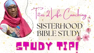 Bible study tip!!
