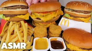 ASMR MCDONALD'S MUKBANG *Big Mac Burger, Double Cheeseburger, Nuggets, Fries | ASMR FAST FOOD EATING