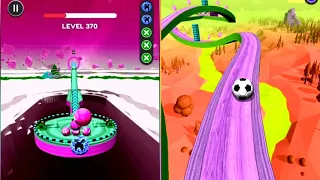 Going Balls VS Color Ball VS  Reverse SpeedRun Gameplay iOS Android Walkthrough New Update 369-372
