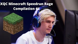 XQC Minecraft Speedrun Rage Compilation #1