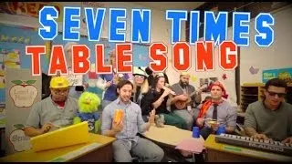 Seven Times Table Song (Cups by Anna Kendrick Cover) with Classroom Instruments