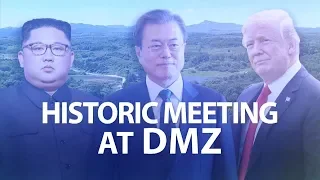 FULL COVERAGE: [S. Korea-U.S Summit Highlight] Moon, Trump Visit Base Canteen In DMZ, Greet Soldiers