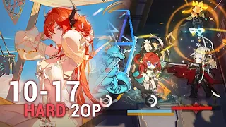 【Surtr Summer Skin!】 EP. 10-17 hard :: Boss Battle 「Surtr, Ling」 2op clear