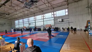 Državno prvenstvo za kadete u Bihaću 2023 Eldar Čizmić prva borba