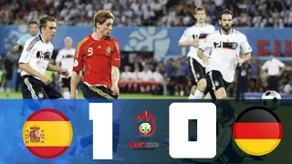 Spain vs Germany (1-0) Euro 2008 Final Highlights