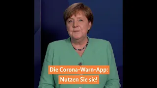 Kanzlerin Merkel zur Corona-Pandemie