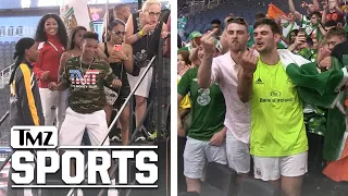 Conor McGregor's Irish Fans Cuss At Floyd Mayweather's Kids | TMZ Sports