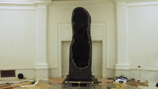 American Museum of Natural History Geode Installation Timelapse
