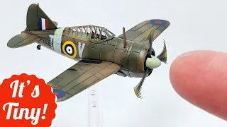 1/144 Brewster Buffalo Aircraft RAF - Mark 1 Models - MY FIRST SCALE MODEL!