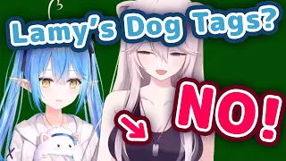 Lamy Thought Botan's Dog Tags Had Lamy's Name On It 【ENG Sub/Hololive】