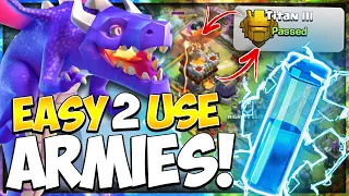 Anyone Can Use These Easy TH11 Attack Strategies! Best Trophy Push Armies NO SIEGE in Clash of Clans