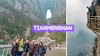 Climbing to Heaven's Gate at Tianmenshan