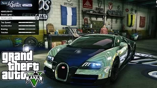 Bugatti Veyron Vitesse GTA V car mod tuning !!