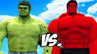 HULK VS RED HULK - EPIC SUPERHEROES BATTLE