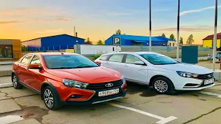 Lada Vesta 1.6 CVT и 1.8 АМТ. Стоимость поездки в Крым (7400 км). Сравнение.