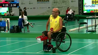 World Boccia Championships 06.12.2022. Eliseu dos Santos (BRA) vs. Ritthikrai Somsanuk (THA) (BC4)