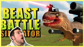 Megalodon vs. Megalodon | Flamethrower Kangaroos vs. a Penguin Army! Ultimate Beast Battles! | Ep. 1