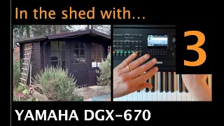 Yamaha DGX670 | What are Unison & Adaptive styles? | In the shed with... (ep#3)