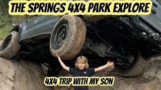 Father & Son trip @ the SPRINGS 4x4 park