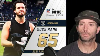 Cowboys Fan Reacts to Top 100 NFL Players of 2022 - #65 - Derek Carr