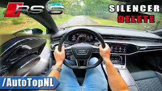 AUDI RS6 C8 *SILENCER DELETE* POV Test Drive by AutoTopNL