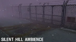 Silent Hill but it's a 2000's Ambience with snowy