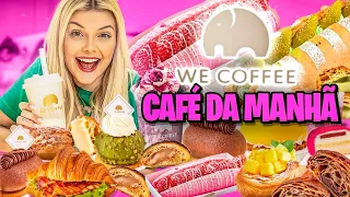 CAFÉ DA MANHÃ NA WE COFFEE - Provei TODO o cardápio!