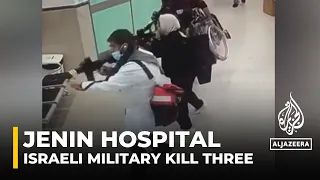 CCTV footage shows Israeli special forces infiltrating Jenin hospital